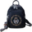 Korean-Style Crystal-Studded Women's Backpack – Premium Cowhide Leather Travel Bag, Large Capacity Versatile Casual Daypack
