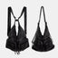 Punk-style motorcycle bag, black minimalist tote bag spicy girl niche design commuting single-shoulder double-shoulder crossbody bag
