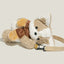 Fluffy Corgi Plush Doll Crossbody Decorative Mini Backpack