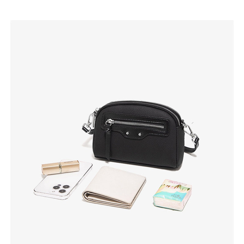 Chic Mini Crossbody Phone Pouch with Multiple Compartments – Trendy Everyday Small Bag for Women, Lightweight & Versatile