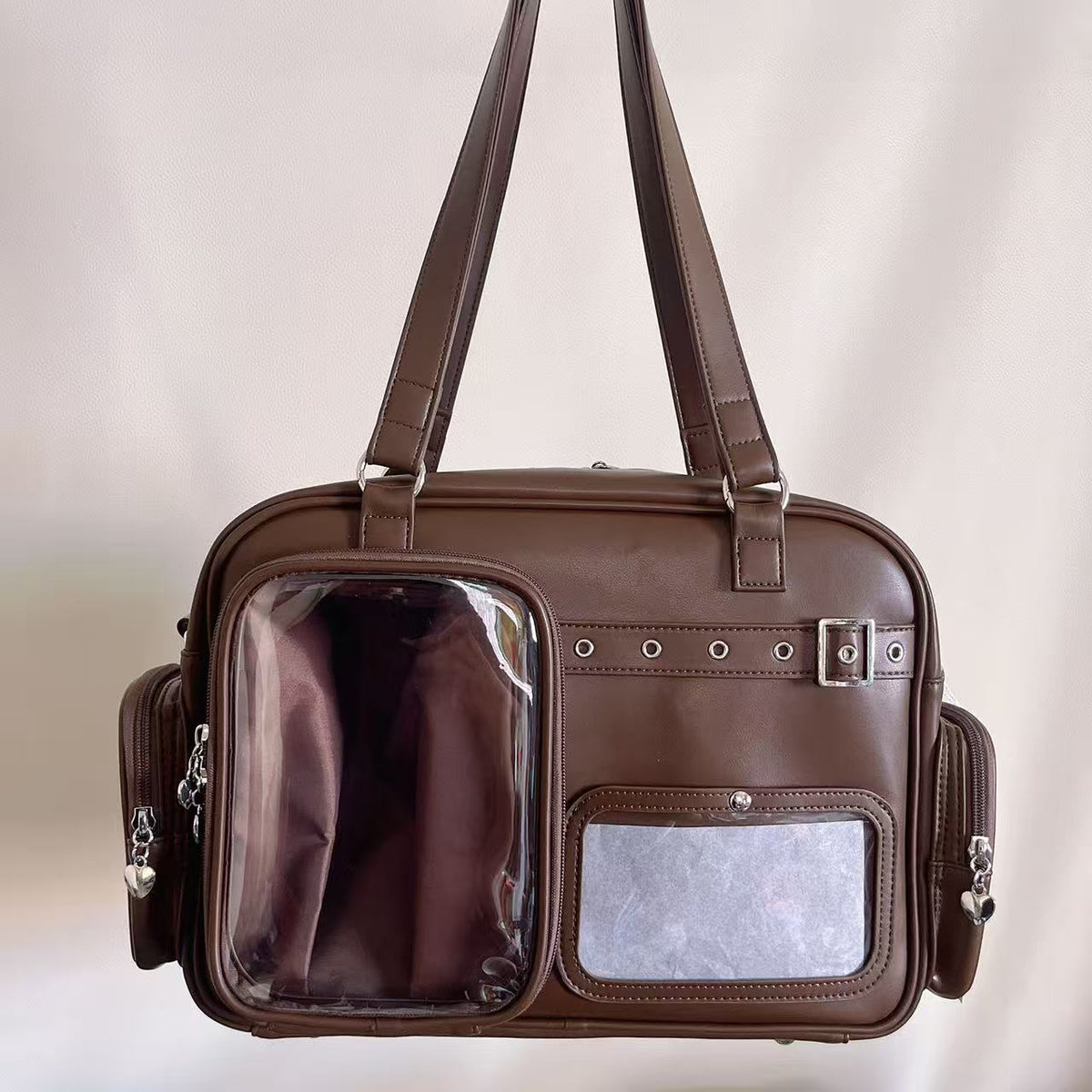 Multi-Color Zippered Miku Wego Coffin Daily Sweet College Style Elegant Princess Ita Shoulder Bag