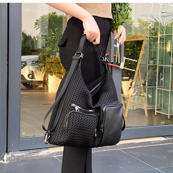 Breathable Convertible Crossbody – Versatile Shoulder & Backpack 2-in-1 for Women, Perfect for Everyday Adventures