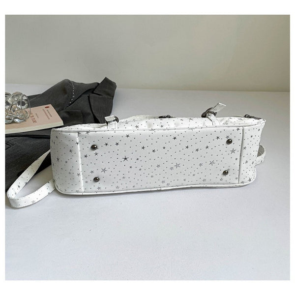 Motorcycle Punk Style Star Armpit Bag for Women Large Capacity Shoulder Bag Crossbody Bag Motorcycle Bag Handbag