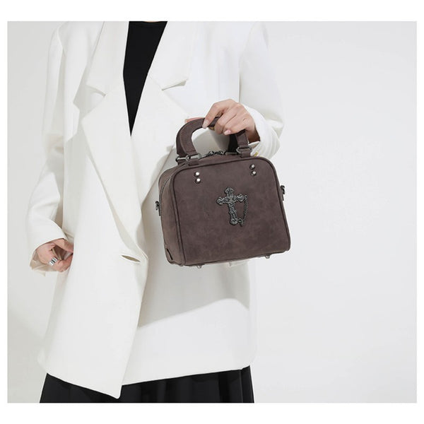 2026 Extremely Attractive Bags Dark Style Cross Handbag Unique Spicy Girl Crossbody Shoulder Handbag