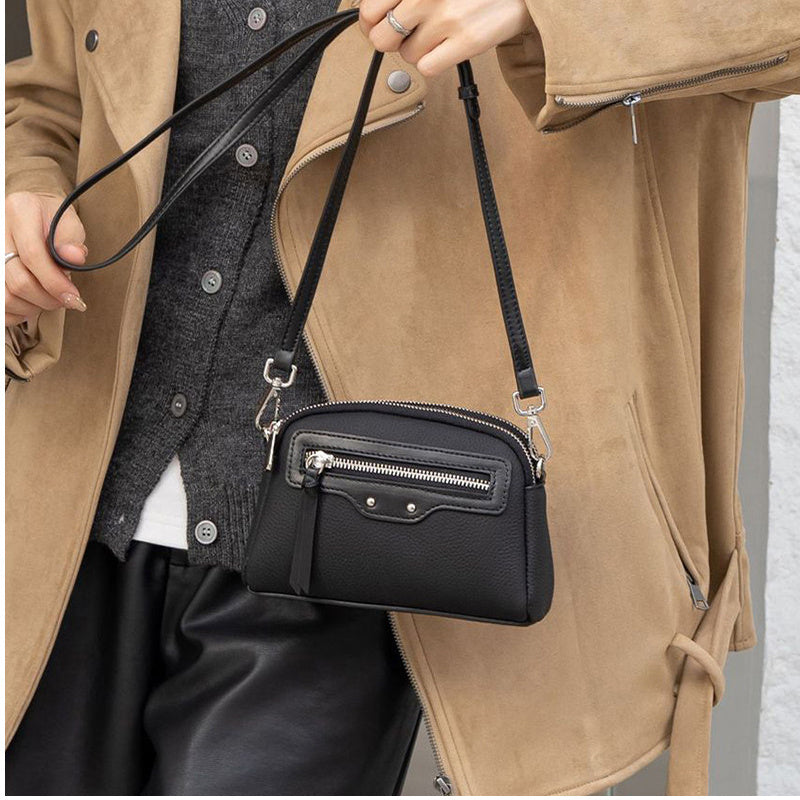 Chic Mini Crossbody Phone Pouch with Multiple Compartments – Trendy Everyday Small Bag for Women, Lightweight & Versatile