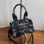 Gothic letter underarm bag for women rivet motorcycle style Y2K niche single shoulder crossbody punk Abby handbag for flirty girls