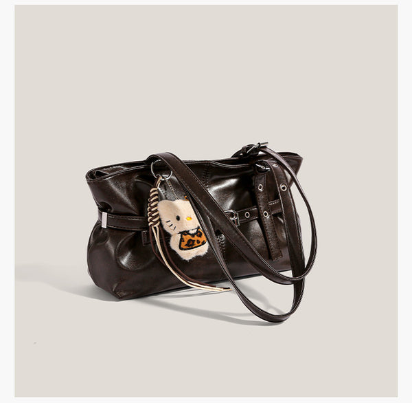 Maillard retro underarm versatile niche tote bag minimalist shoulder bag