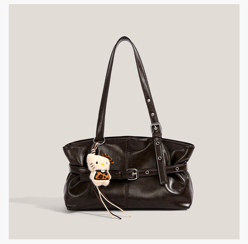 Maillard retro underarm versatile niche tote bag minimalist shoulder bag