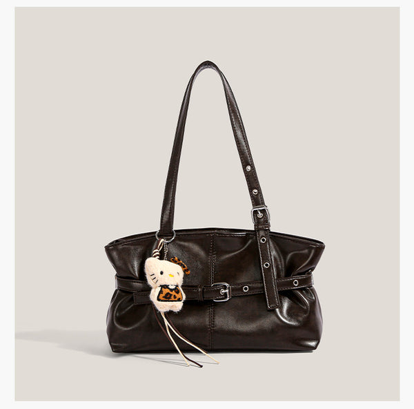 Maillard retro underarm versatile niche tote bag minimalist shoulder bag
