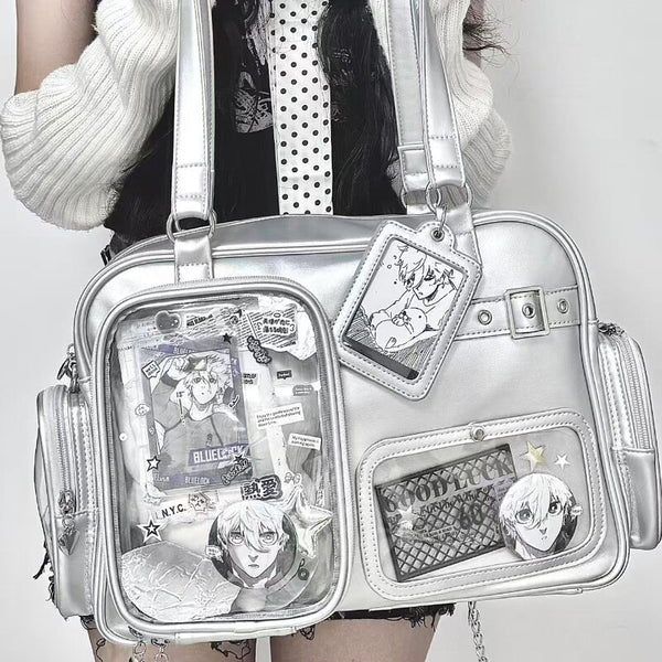 Multi-Color Zippered Miku Wego Coffin Daily Sweet College Style Elegant Princess Ita Shoulder Bag