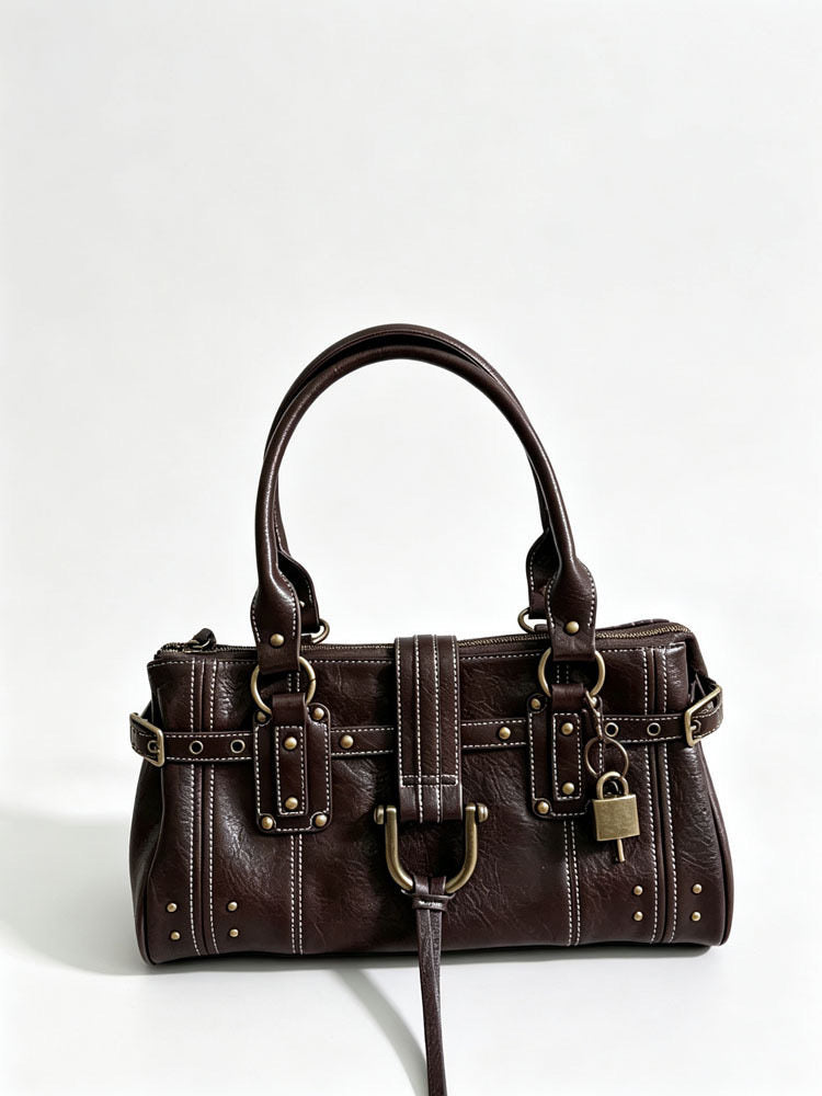 Vintage Rivet Tote Bag for Women