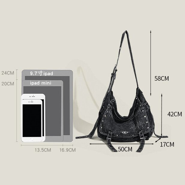 Retro Commuter Hot Girl Style Tote Bag