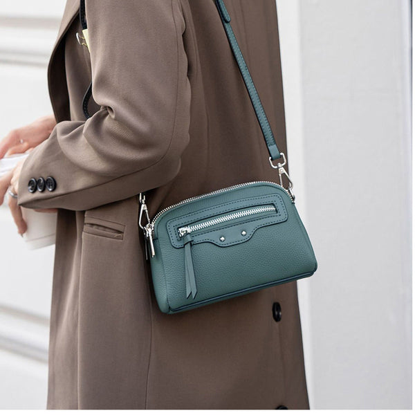 Chic Mini Crossbody Phone Pouch with Multiple Compartments – Trendy Everyday Small Bag for Women, Lightweight & Versatile