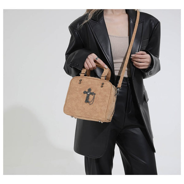 2026 Extremely Attractive Bags Dark Style Cross Handbag Unique Spicy Girl Crossbody Shoulder Handbag