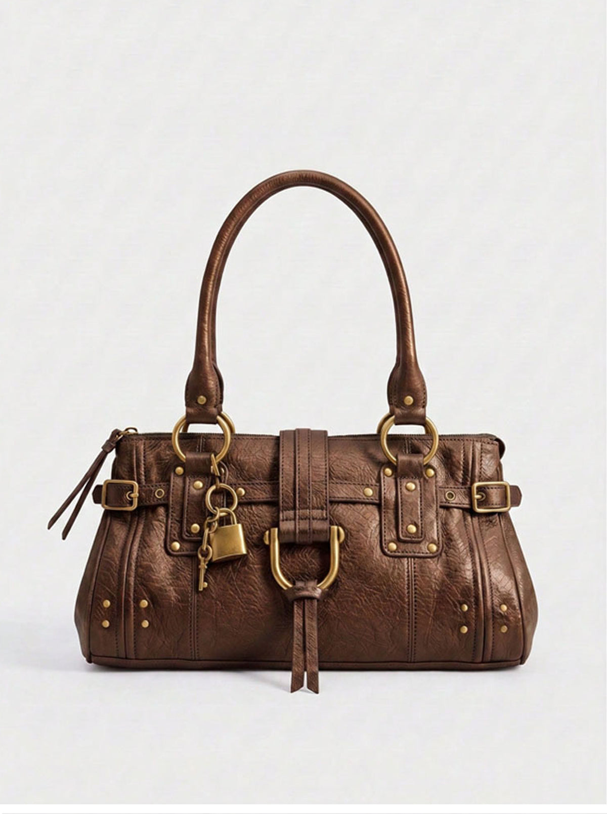 Vintage Rivet Tote Bag for Women