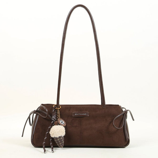 Women's Baguette Shoulder Bag Underarm Tote for Commuting