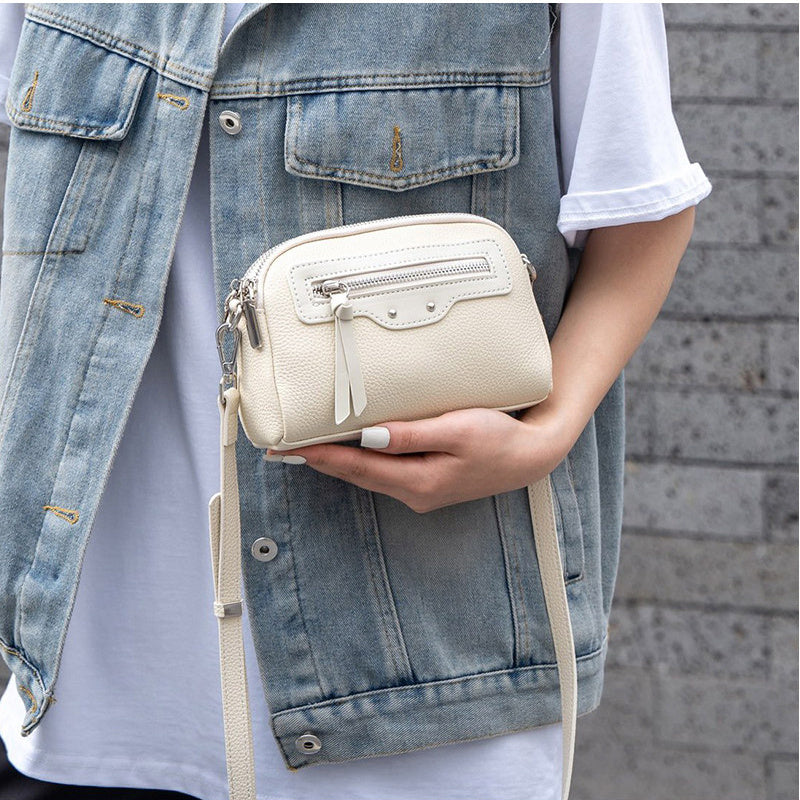 Chic Mini Crossbody Phone Pouch with Multiple Compartments – Trendy Everyday Small Bag for Women, Lightweight & Versatile
