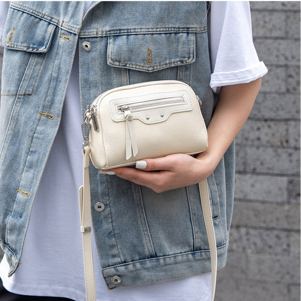 Chic Mini Crossbody Phone Pouch with Multiple Compartments – Trendy Everyday Small Bag for Women, Lightweight & Versatile