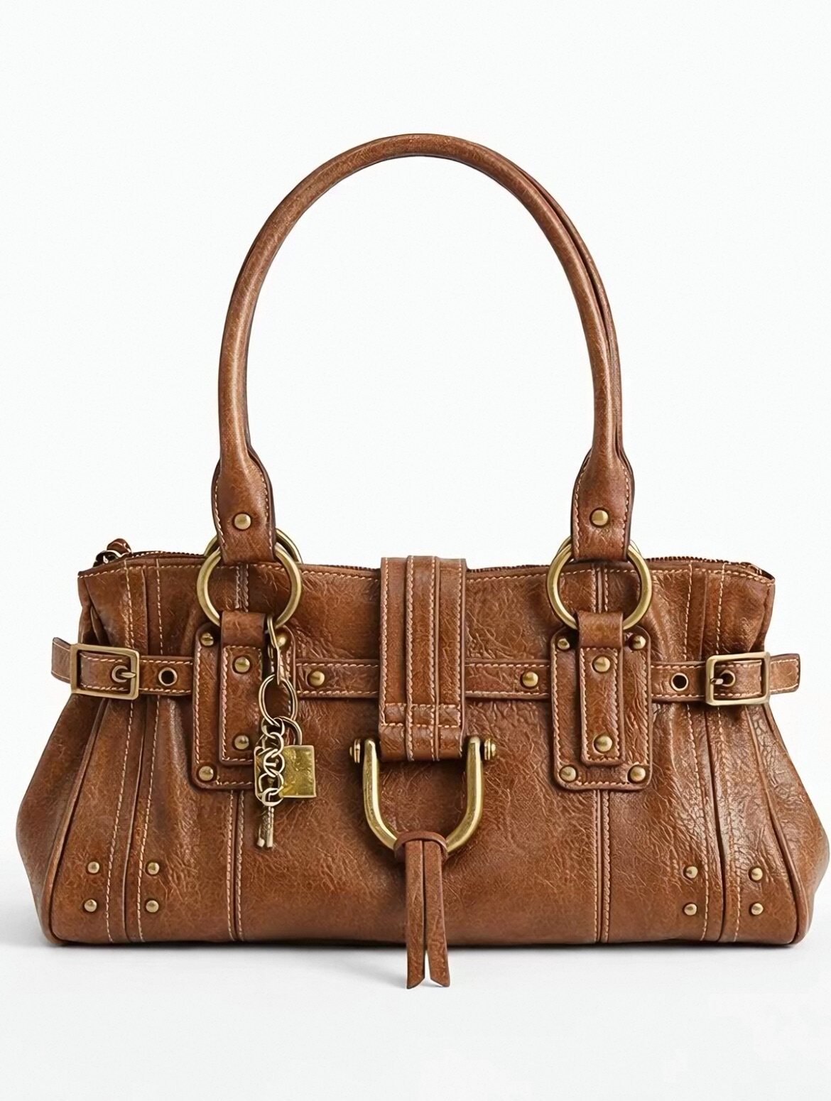 Vintage Rivet Tote Bag for Women