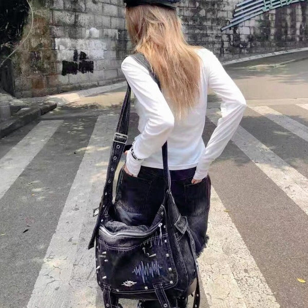 Retro Commuter Hot Girl Style Tote Bag