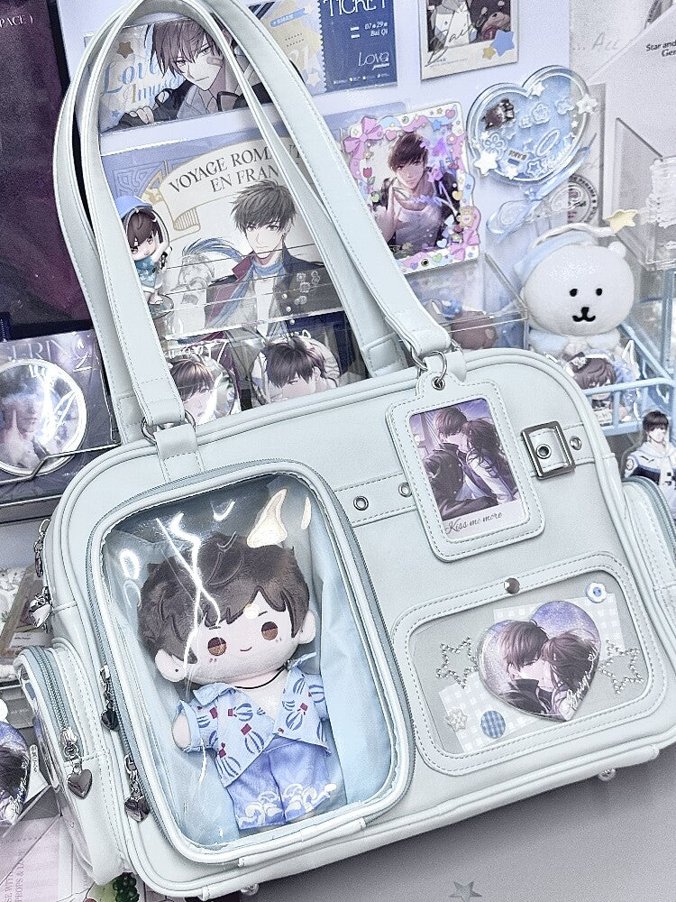 Multi-Color Zippered Miku Wego Coffin Daily Sweet College Style Elegant Princess Ita Shoulder Bag