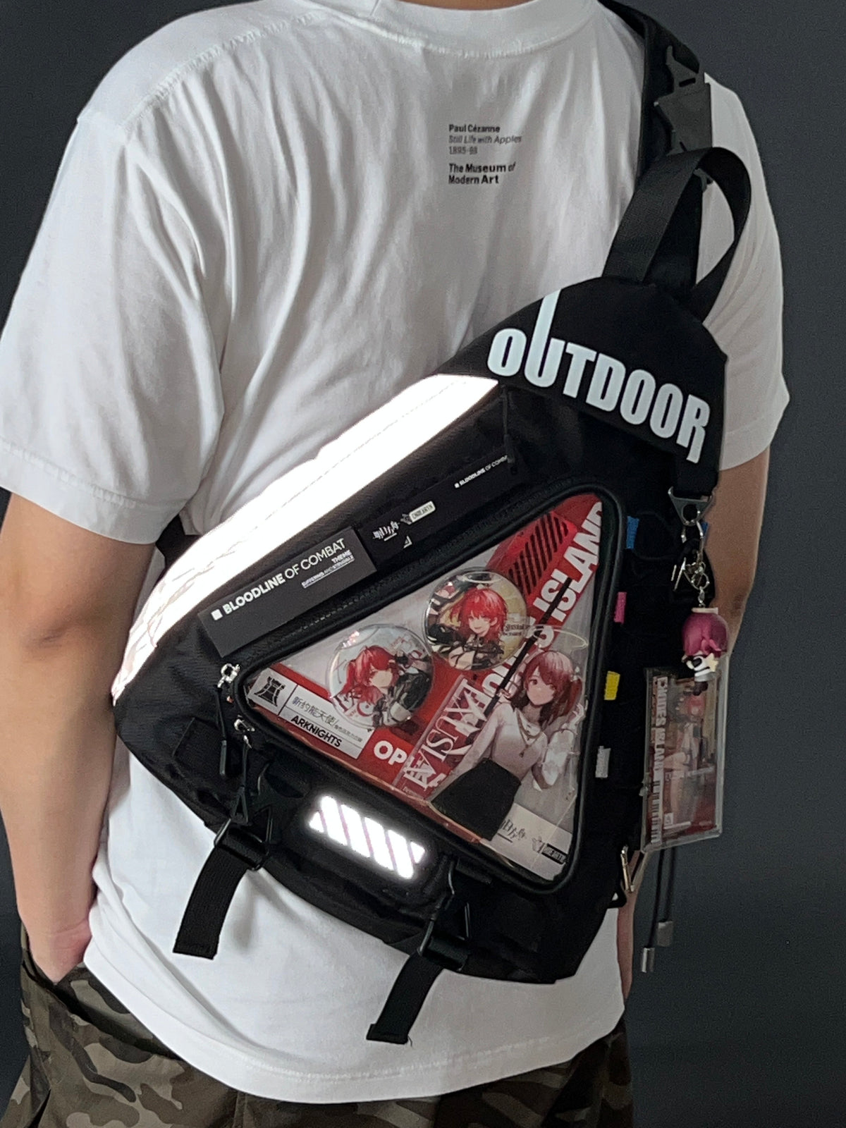 Tomorrow's Ark Final Land Fan Shoulder Cross Chest Bag