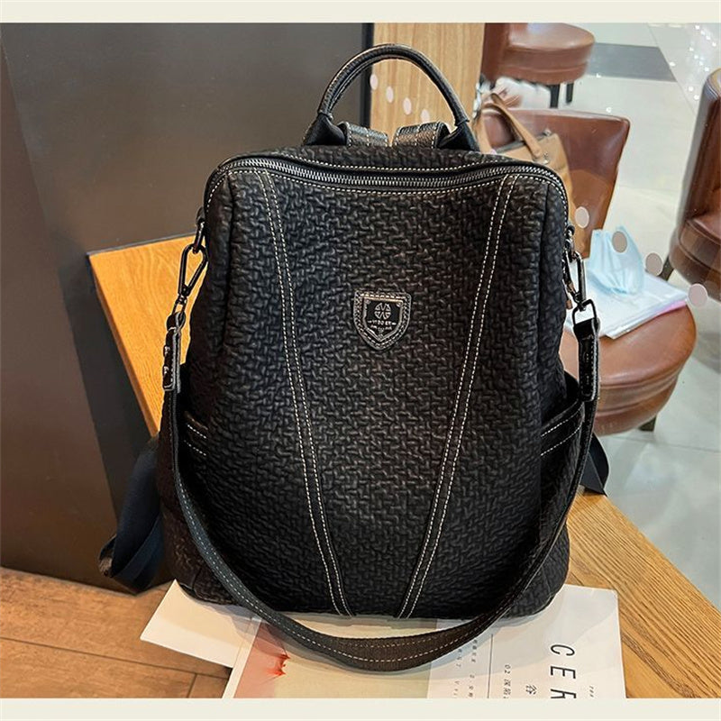 Women's Large Casual Travel Shoulder Bag – Stylish Design, Spacious Convertible Backpack Secondary image