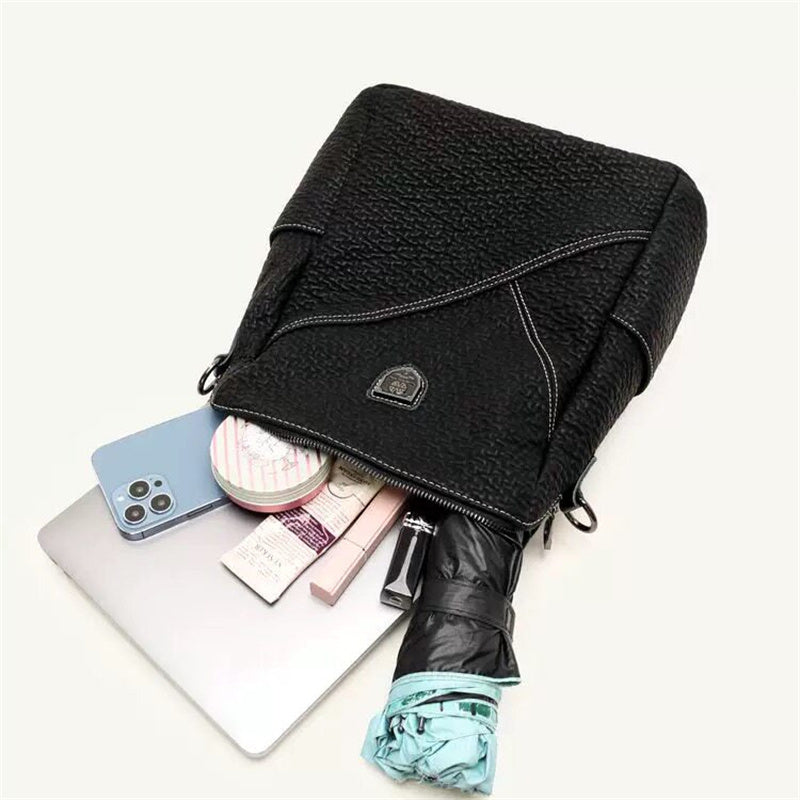 Premium Leather Backpack for Women – Chic & Minimalist Casual Travel Bag, Versatile Daypack with Sophisticated Design back-bag
