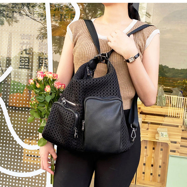 Breathable Convertible Crossbody – Versatile Shoulder & Backpack 2-in-1 for Women, Perfect for Everyday Adventures