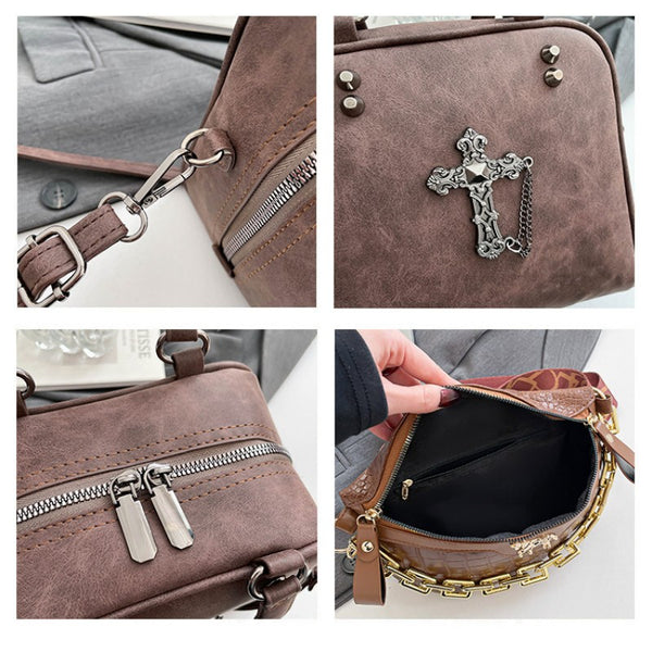 2026 Extremely Attractive Bags Dark Style Cross Handbag Unique Spicy Girl Crossbody Shoulder Handbag