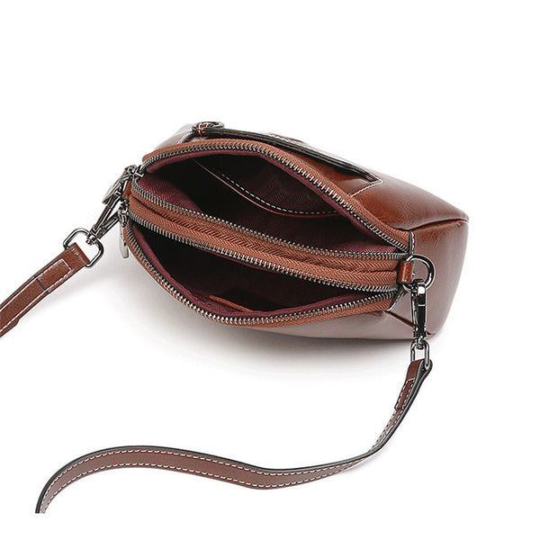 Compact Square Shoulder Bag with Multiple Pockets – Perfect Commuter Phone Crossbody for Women, Versatile Everyday Style