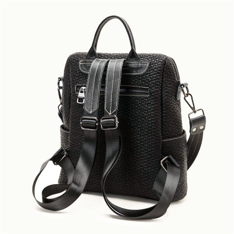 Premium Leather Backpack for Women – Chic & Minimalist Casual Travel Bag, Versatile Daypack with Sophisticated Design back-bag