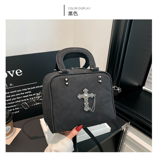 2026 Extremely Attractive Bags Dark Style Cross Handbag Unique Spicy Girl Crossbody Shoulder Handbag