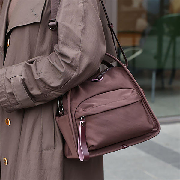Women's Fashion Crossbody Shoulder Bag – Lightweight Oxford Cloth Tote, Versatile Casual Commuter Handbag with Premium Feel