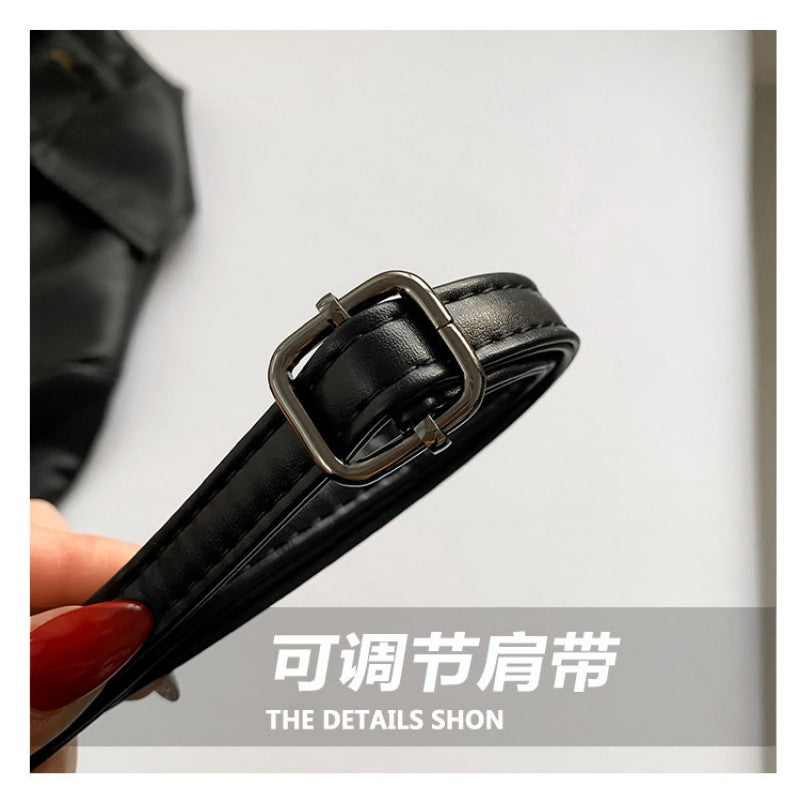 Best-selling Punk Motorcycle Style Cross Handheld Box Bag Heavy-duty Rivet Pillow Bag Skull Single-shoulder Crossbody