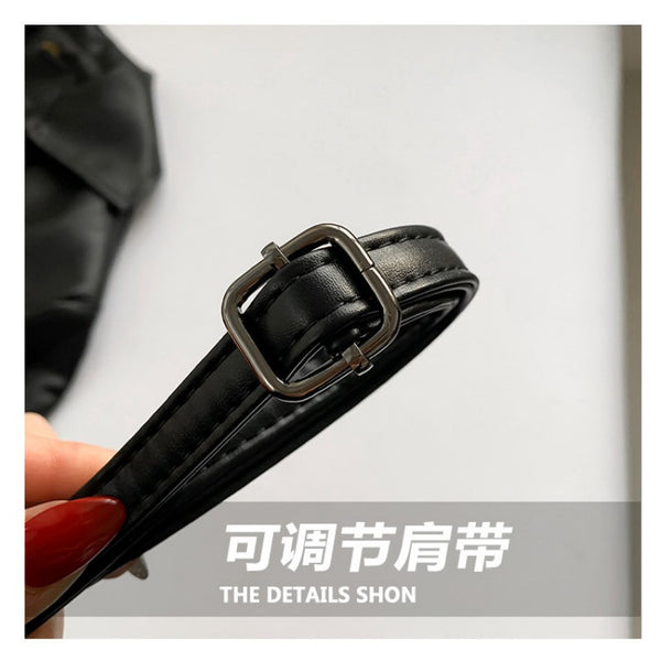 Best-selling Punk Motorcycle Style Cross Handheld Box Bag Heavy-duty Rivet Pillow Bag Skull Single-shoulder Crossbody