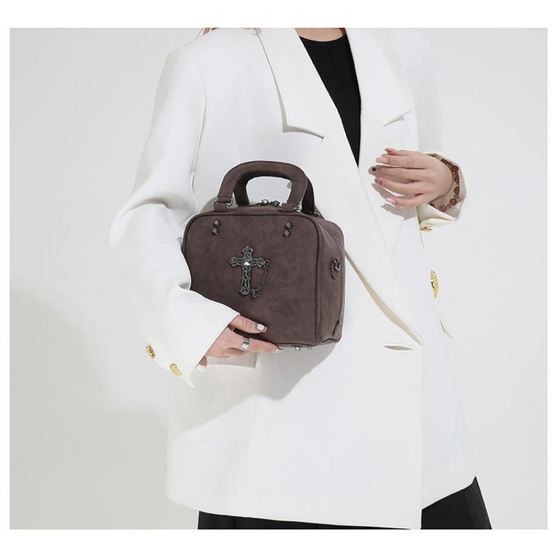 2026 Extremely Attractive Bags Dark Style Cross Handbag Unique Spicy Girl Crossbody Shoulder Handbag
