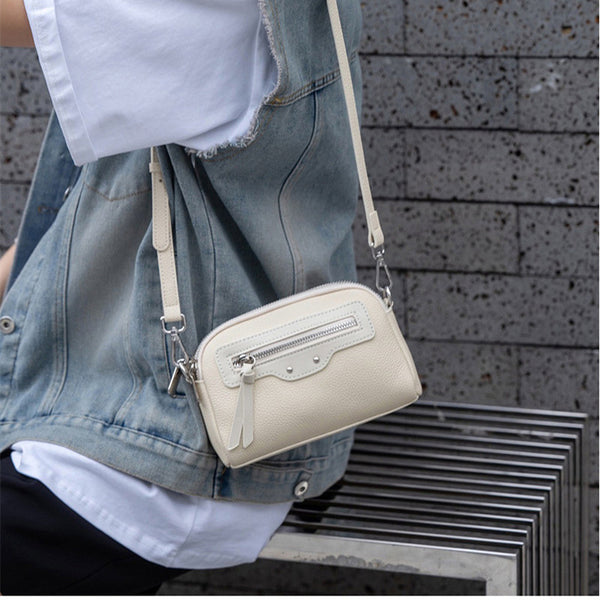 Chic Mini Crossbody Phone Pouch with Multiple Compartments – Trendy Everyday Small Bag for Women, Lightweight & Versatile