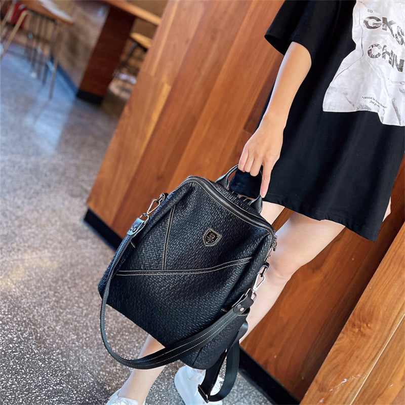 Premium Leather Backpack for Women – Chic & Minimalist Casual Travel Bag, Versatile Daypack with Sophisticated Design back-bag