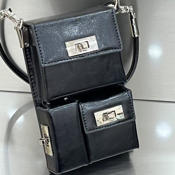 Multi-Pocket Phone Bag Dark Punk Motorcycle Bag