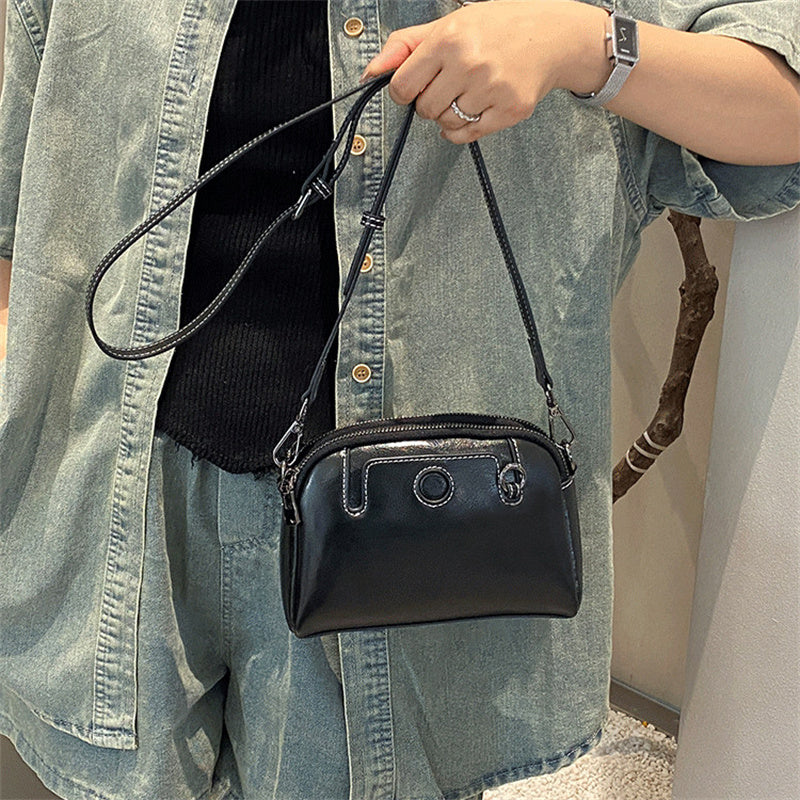 Compact Square Shoulder Bag with Multiple Pockets – Perfect Commuter Phone Crossbody for Women, Versatile Everyday Style
