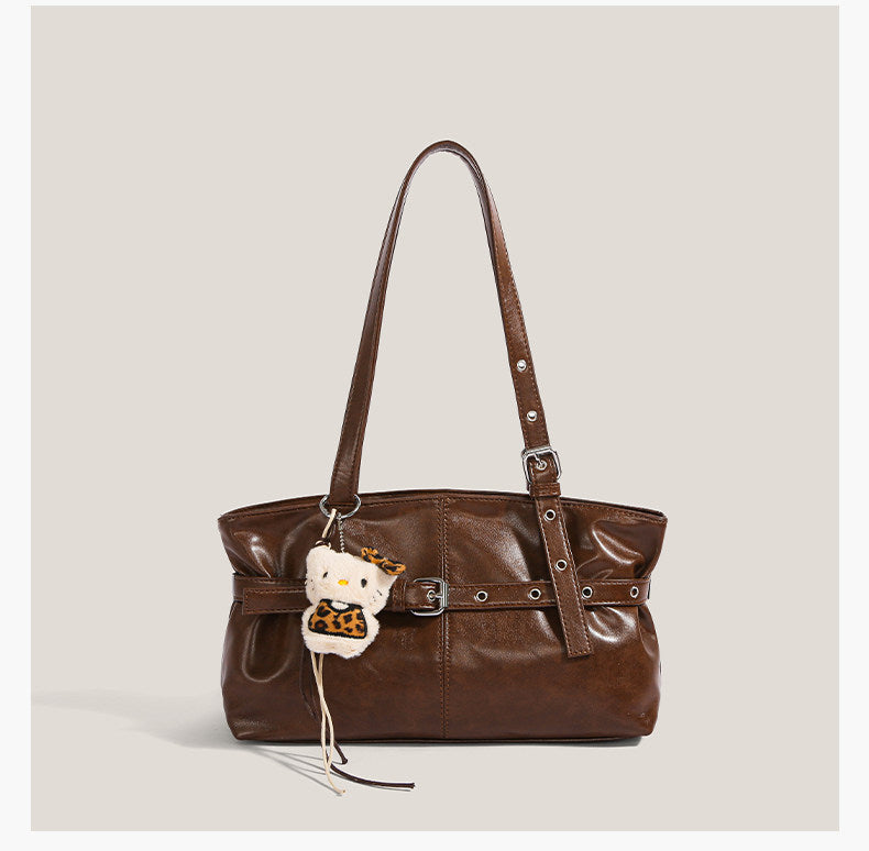 Maillard retro underarm versatile niche tote bag minimalist shoulder bag