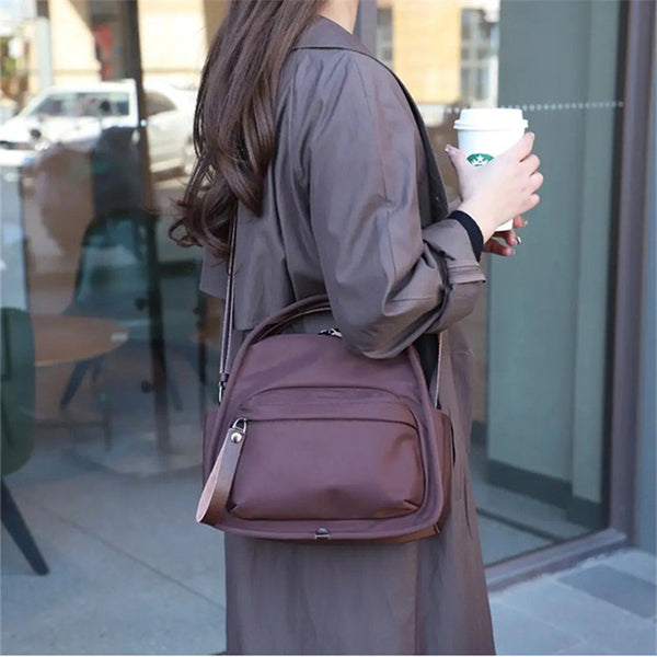 Women's Fashion Crossbody Shoulder Bag – Lightweight Oxford Cloth Tote, Versatile Casual Commuter Handbag with Premium Feel