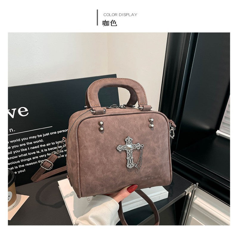 2026 Extremely Attractive Bags Dark Style Cross Handbag Unique Spicy Girl Crossbody Shoulder Handbag