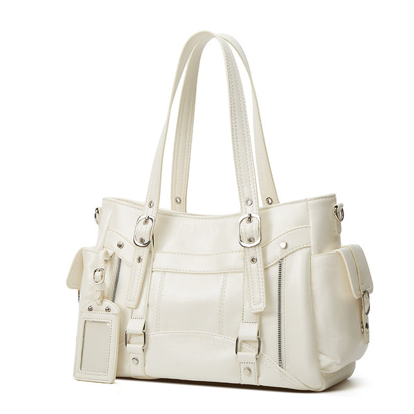 Women's Biker-Style Underarm Tote Bag