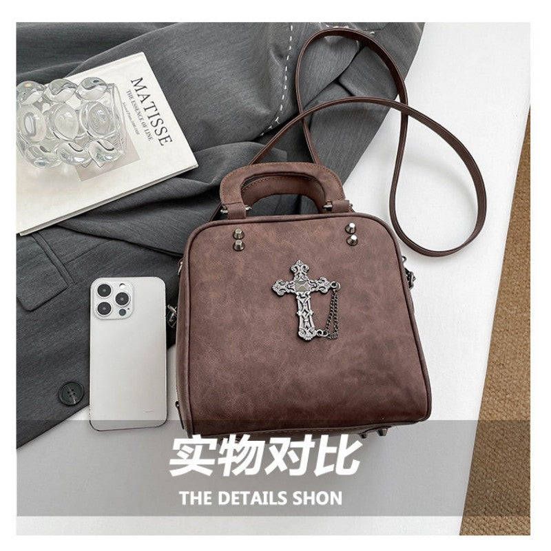 2026 Extremely Attractive Bags Dark Style Cross Handbag Unique Spicy Girl Crossbody Shoulder Handbag