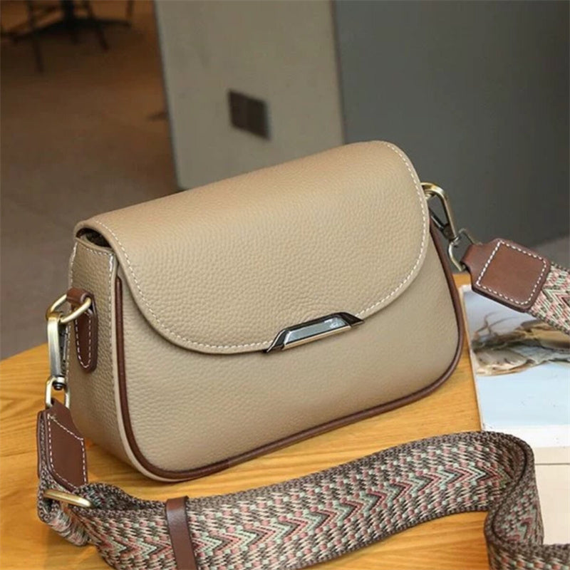 Women's Premium New Arrival Small Square Shoulder Bag – Stylish Versatile Casual Commuter Bag in Genuine Cowhide Leather