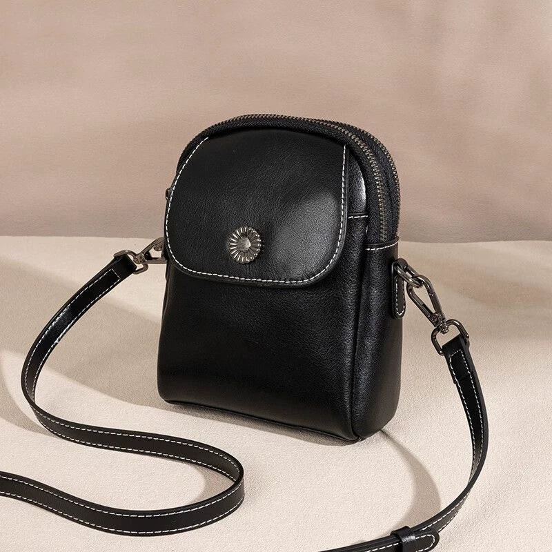 Trendy Vertical Multi-Layer Crossbody Bag for Women – Popular Small Shoulder Bag