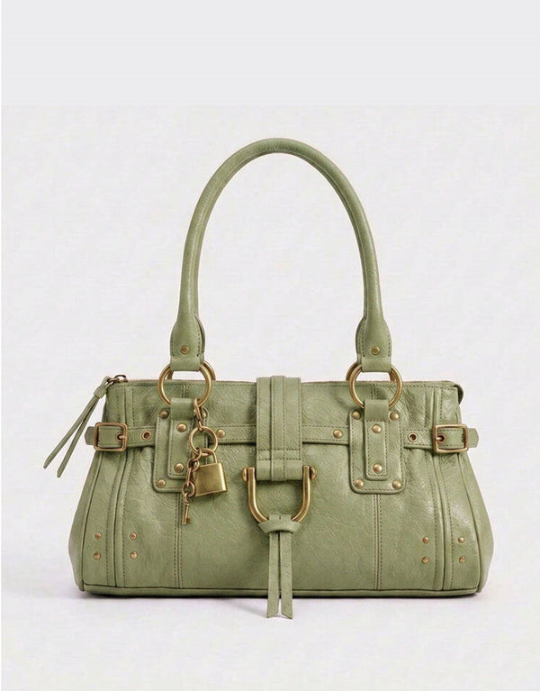 Vintage Rivet Tote Bag for Women