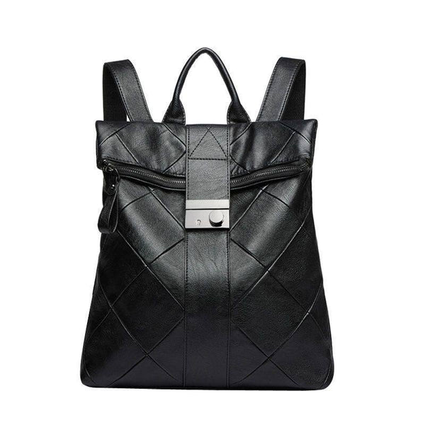 Hot-Selling in Europe & America – Women's Genuine Leather Backpack Large Capacity Anti-Theft Travel Daypack